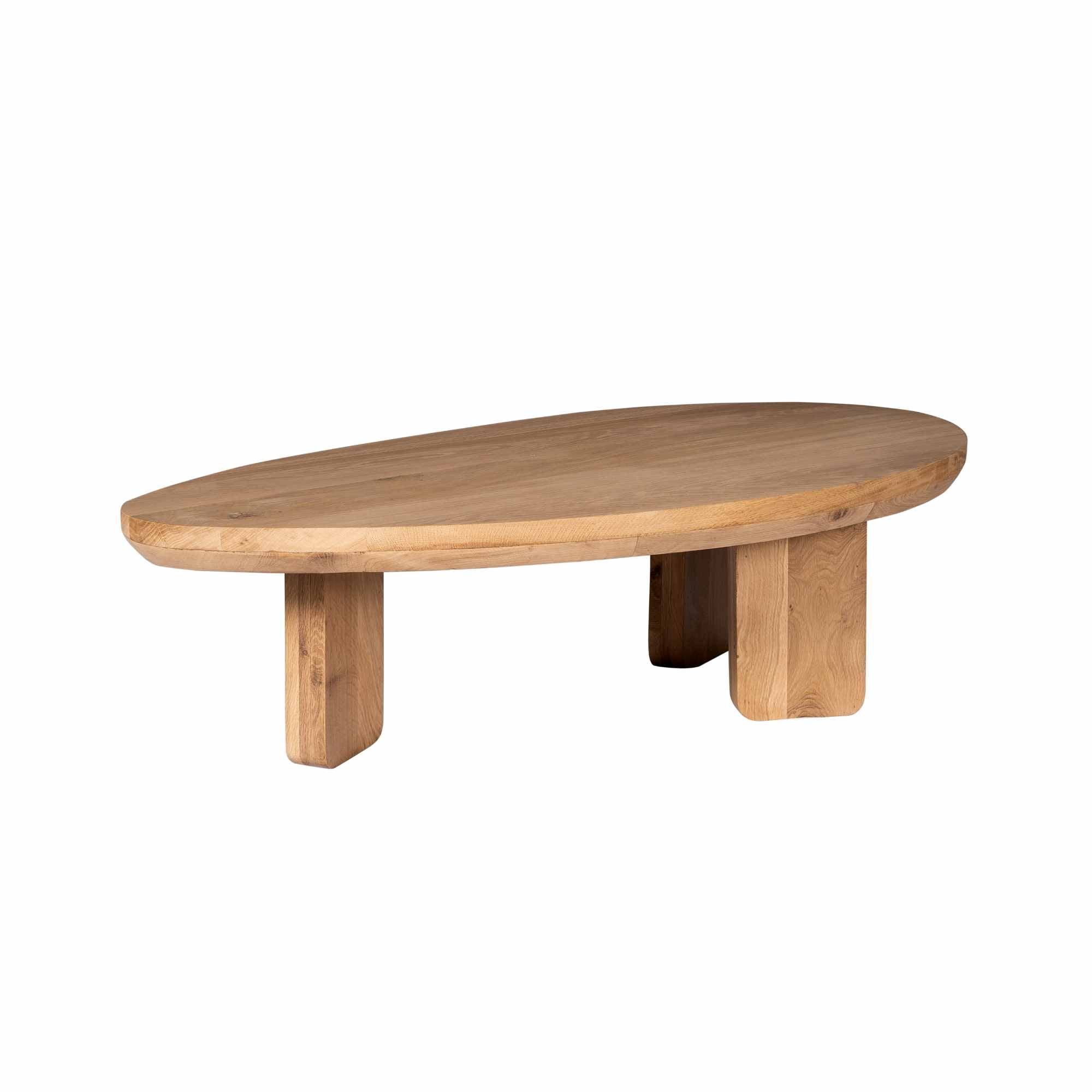 Salontafel Zillah | 130 cm | Naturel Eiken