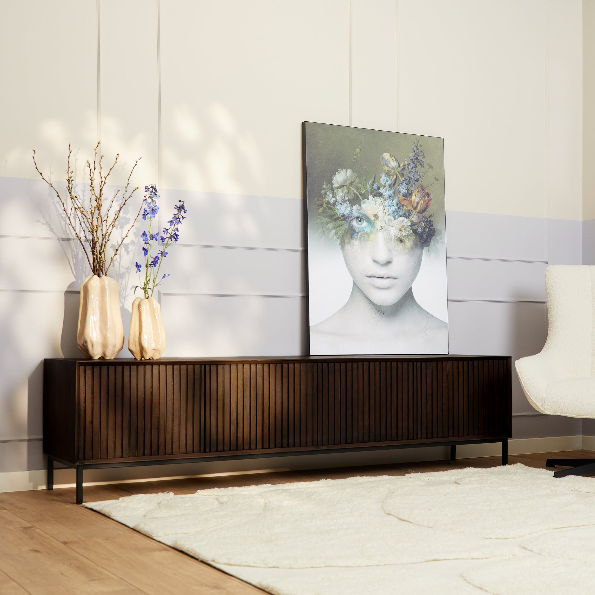 Tv-meubel Madison Bruin | 210 cm